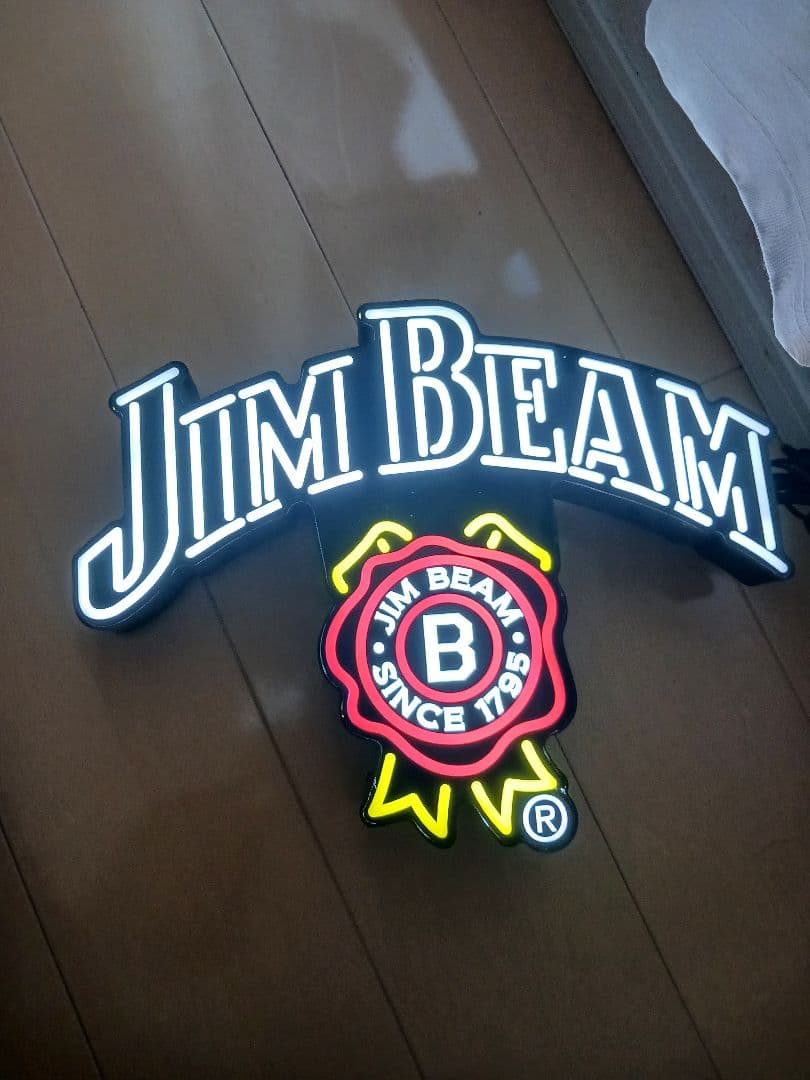ジムビーム　ネオン　看板　ライト