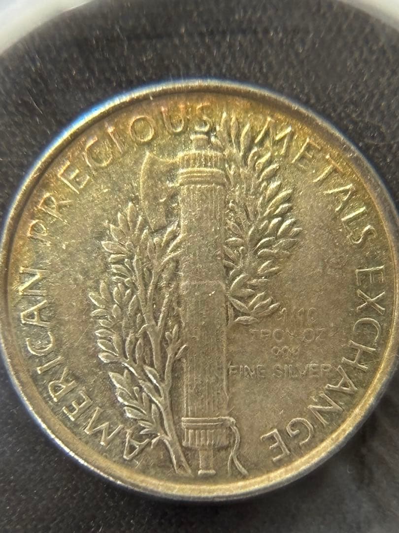 【純銀製】1/10オンスリバティ銀貨×3枚！総重量9.4g！silver999