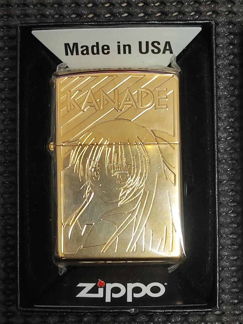 【限定77個/極美品】Angel Beats!立華かなで Zippo シリアル入