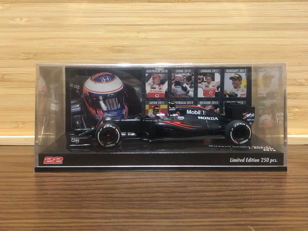 ミニチャンプス1/43マクラーレンホンダMP4-31J.バトンMIKILEE別注