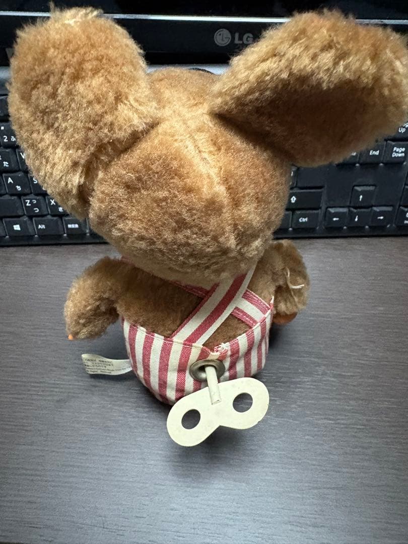 トムとジェリーオルゴール　増田屋　ソフビ人形　ぬいぐるみ　レトロ