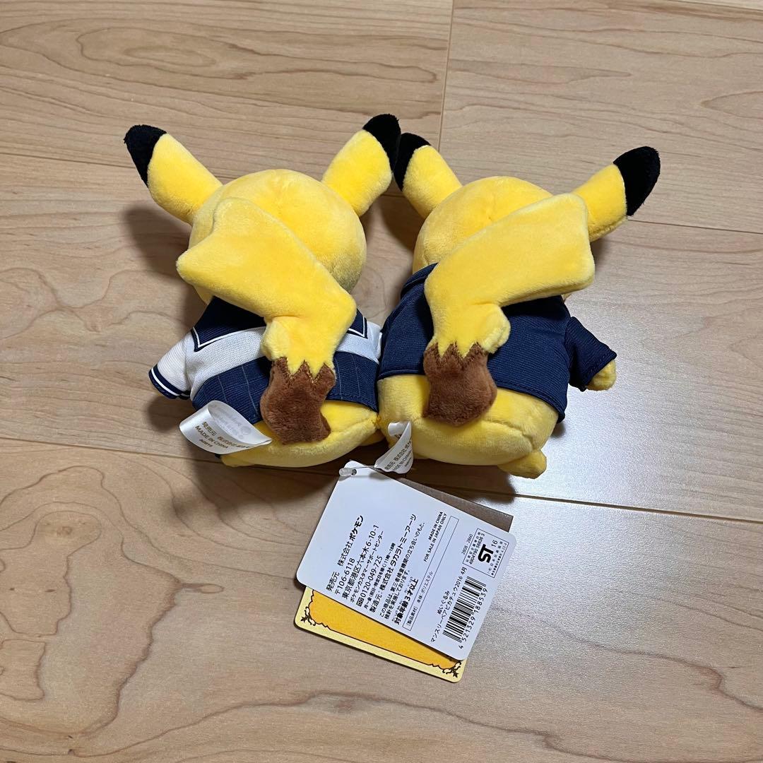 ポケモンセンター マンスリーペアピカチュウ 2016年 4月 ぬいぐるみ 入学式