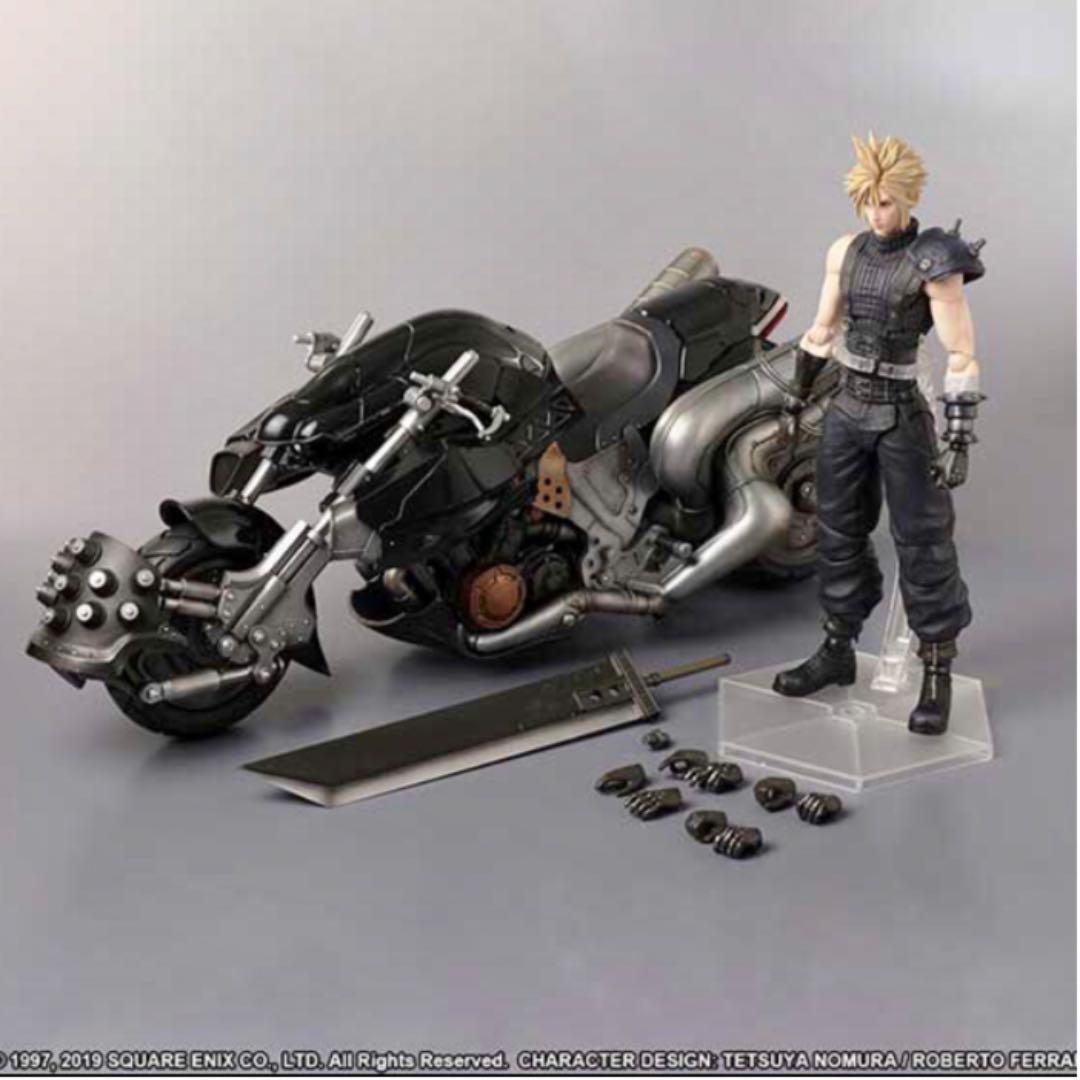 FF7 フィギュア クラウド・ストライフ & ハーディ＝デイトナ