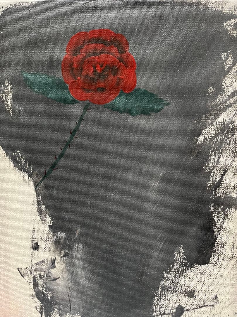 「華影」油絵