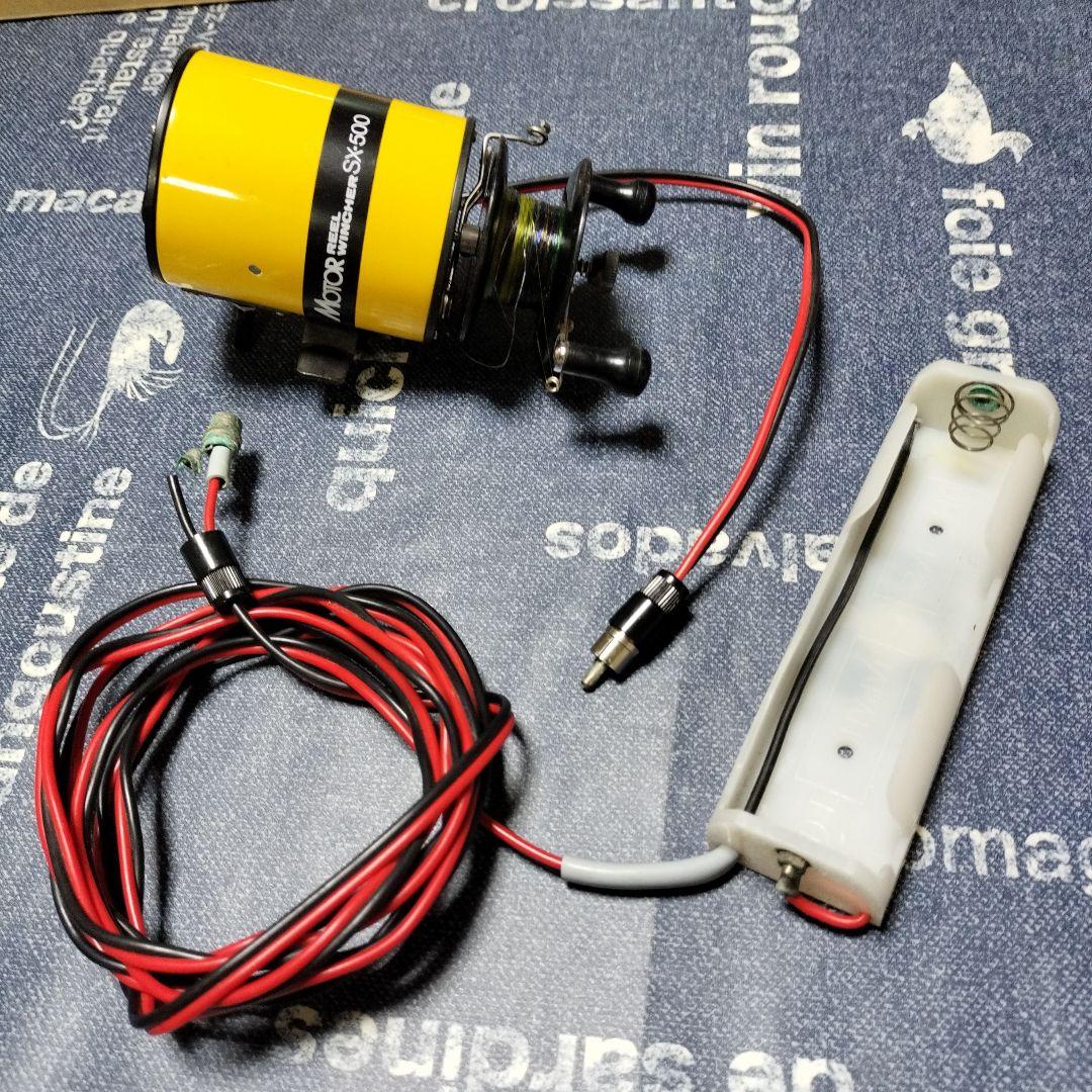 ワカサギ桐生技研モーターリールSX-500昭和レトロ