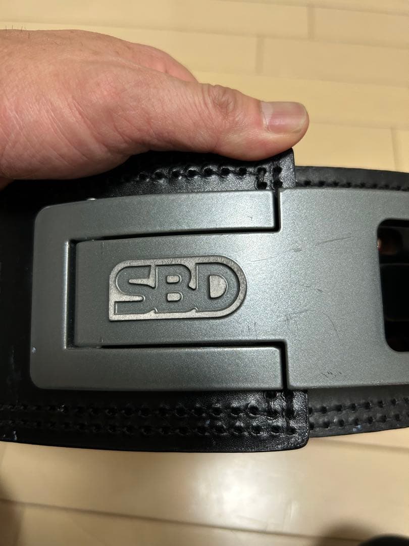 SBD トレーニング・パワーベルト 黒　Mサイズ