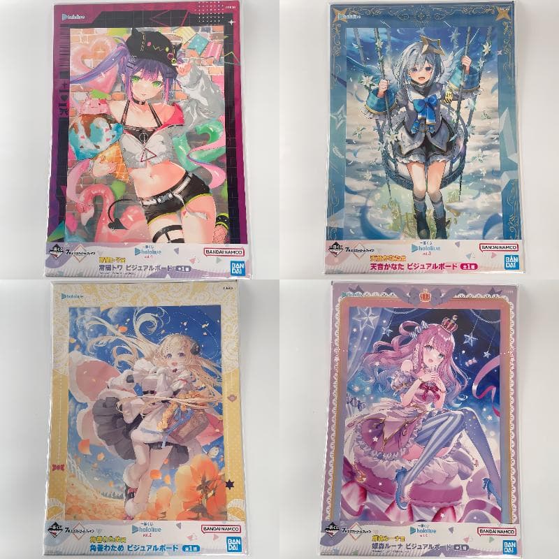 ホロライブ 一番くじ ビジュアルボード vol.2~4コンプリートセット