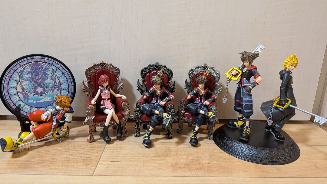 キングダムハーツ　一番くじ　フィギュアセット