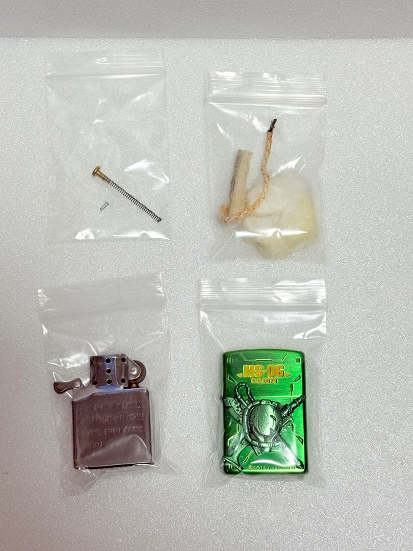 ザク　zippo オイル抜き　分解済み