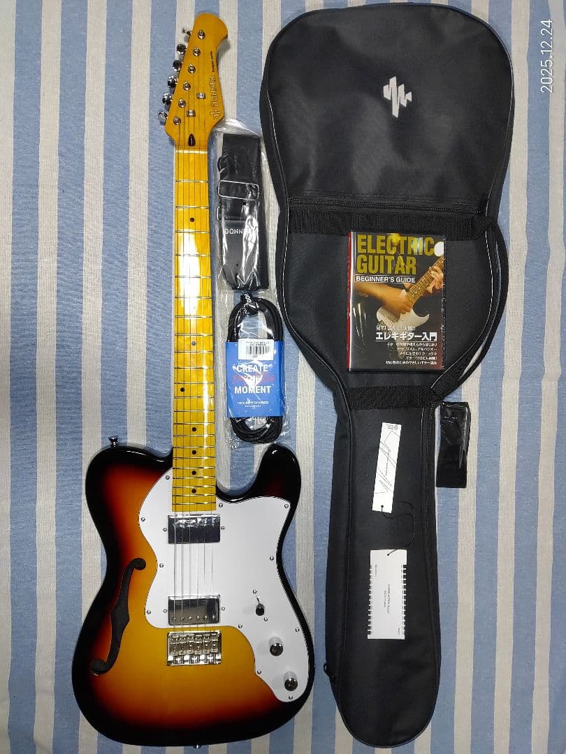 DonnerのテレキャスターThinlineタイプのDJC-1000Sほぼ未使用