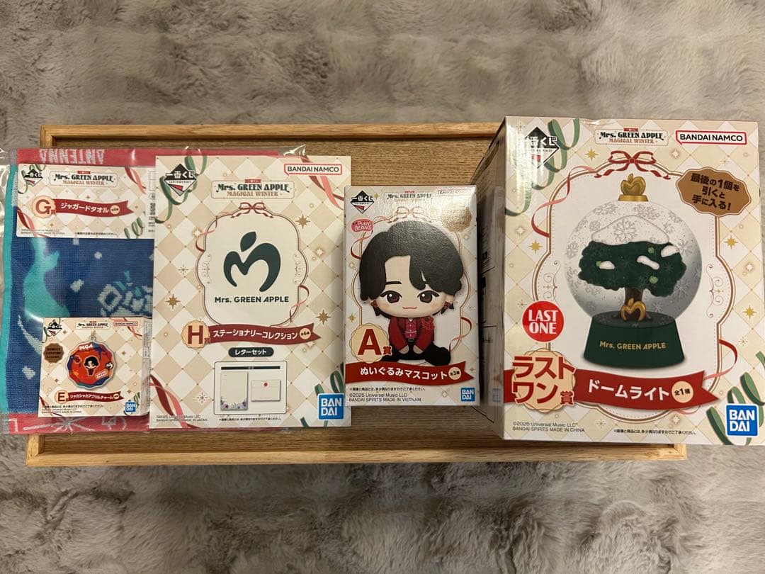 Mrs. GREEN APPLE 1番くじ　ラストワン、A賞、おまけ付き