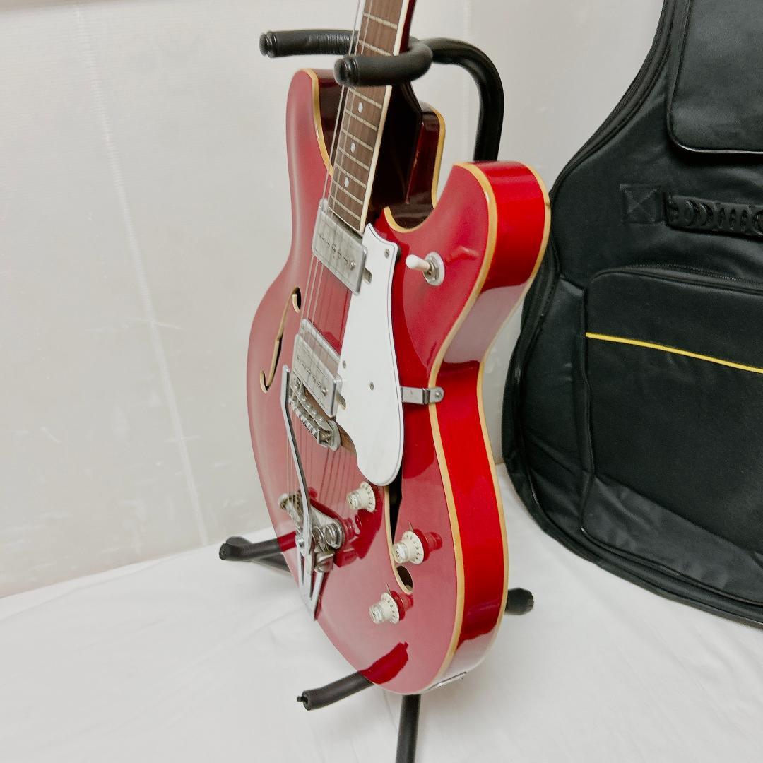 美品 Guyatone グヤトーン SG-25T セミアコ 赤 ビザールギター