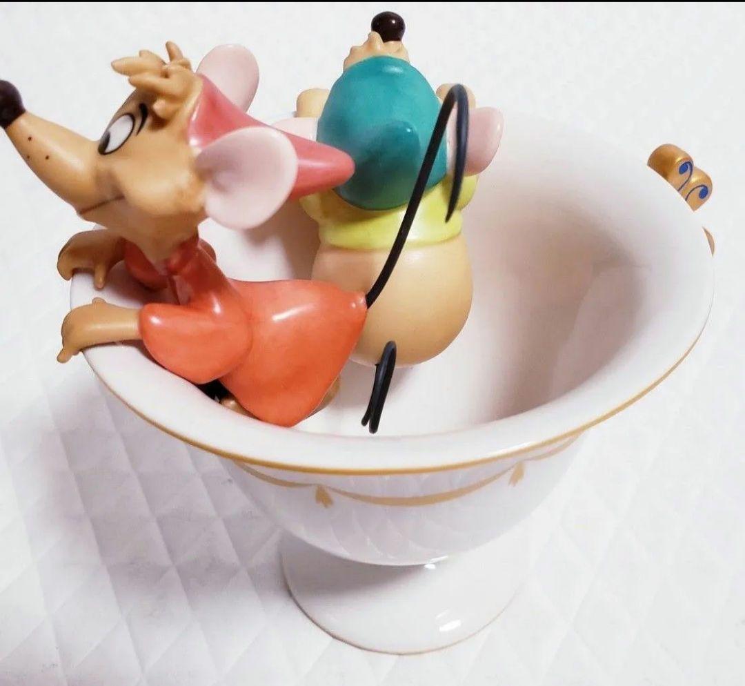 WDCC シンデレラ ガスとジャック ティーカップ ディズニー フィギュア