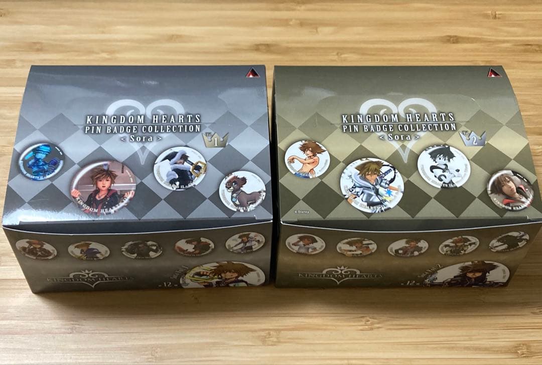 キングダムハーツ カンバッジコレクション ソラ Vol.1 Vol.2 BOX