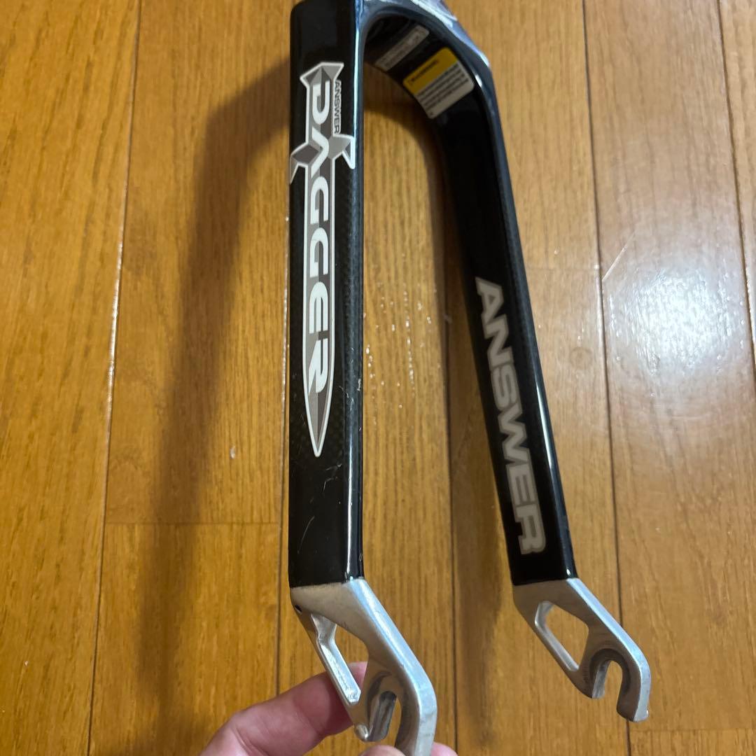 BMXレーサー　20インチ　カーボンフォーク MINI用