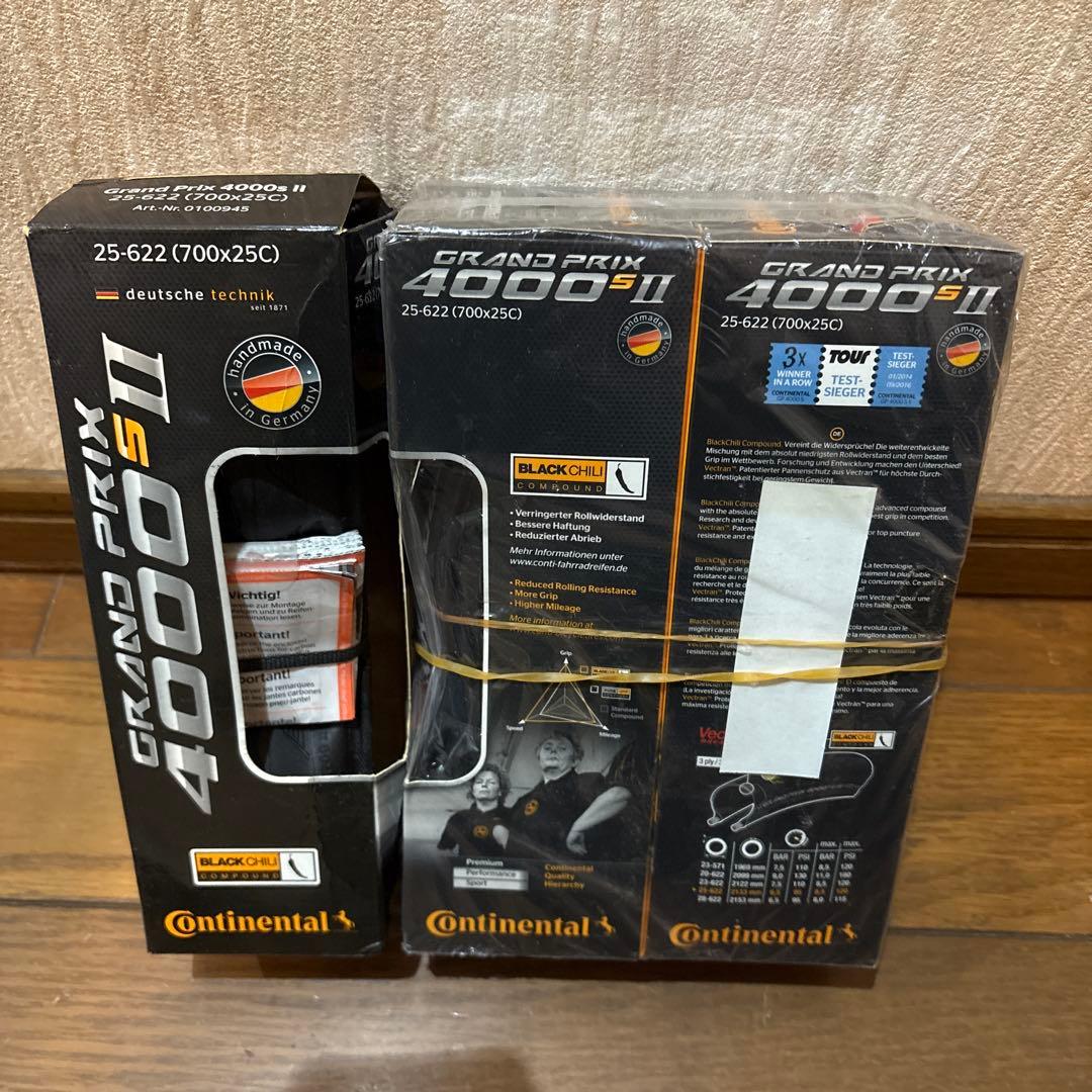 とも様 コンチネンタル grand prix 4000s Ⅱ 新品未使用タイヤ