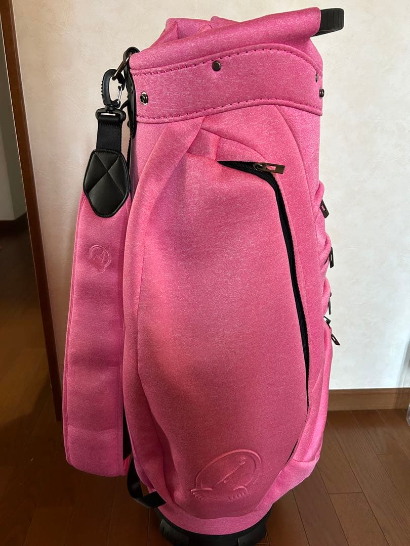 ホンマピンクゴルフバッグ・軽量キャディバッグ　14分割