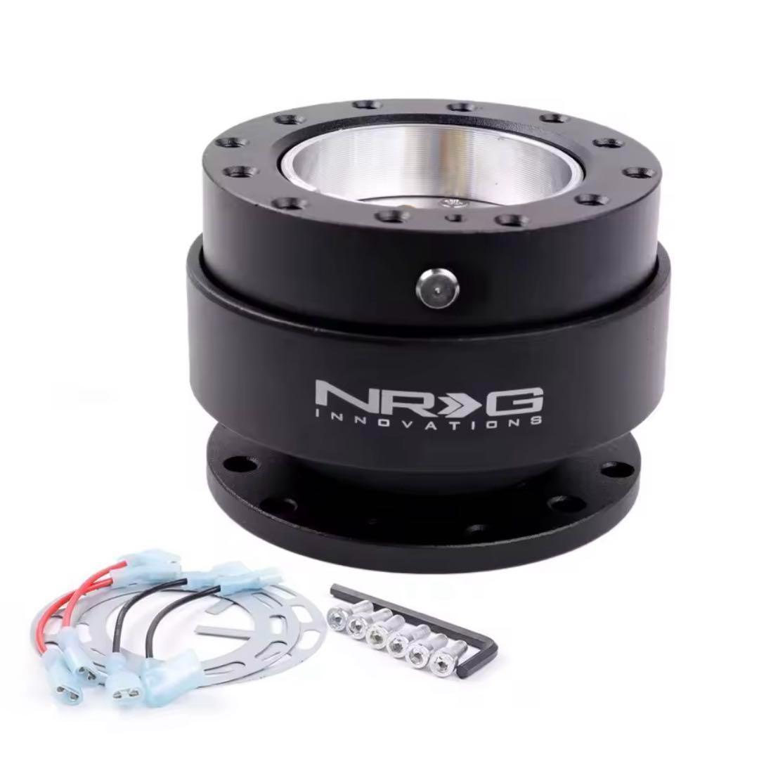 NRG クイックリリース 黒 ブラック 即日発送可能！