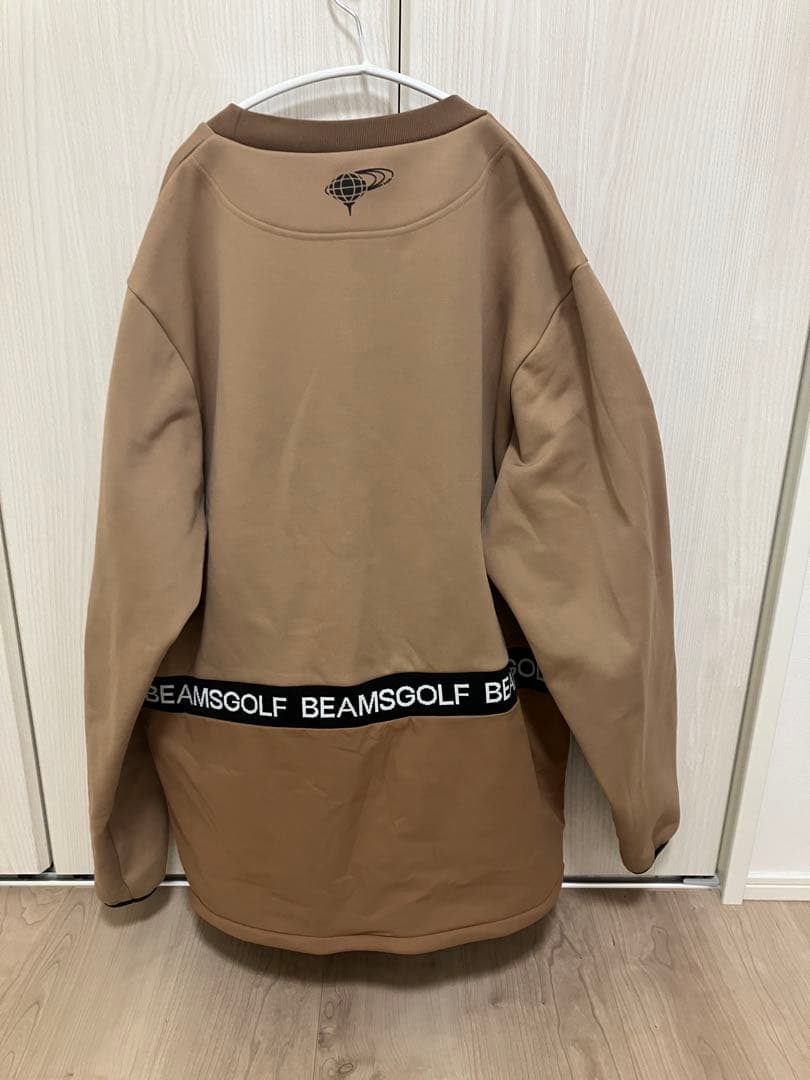 BEAMS GOLF XL ハイゲージフリース 切り替え プルオーバー　ビームス