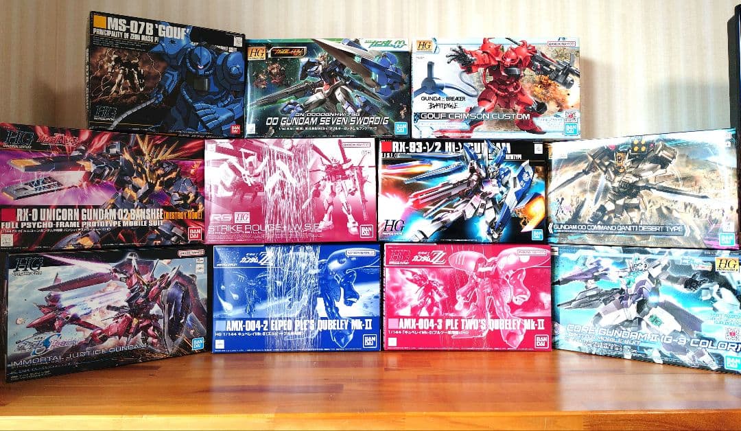 HG、ガンプラセット 未開封未組み立て品　11体セットまとめ売り!
