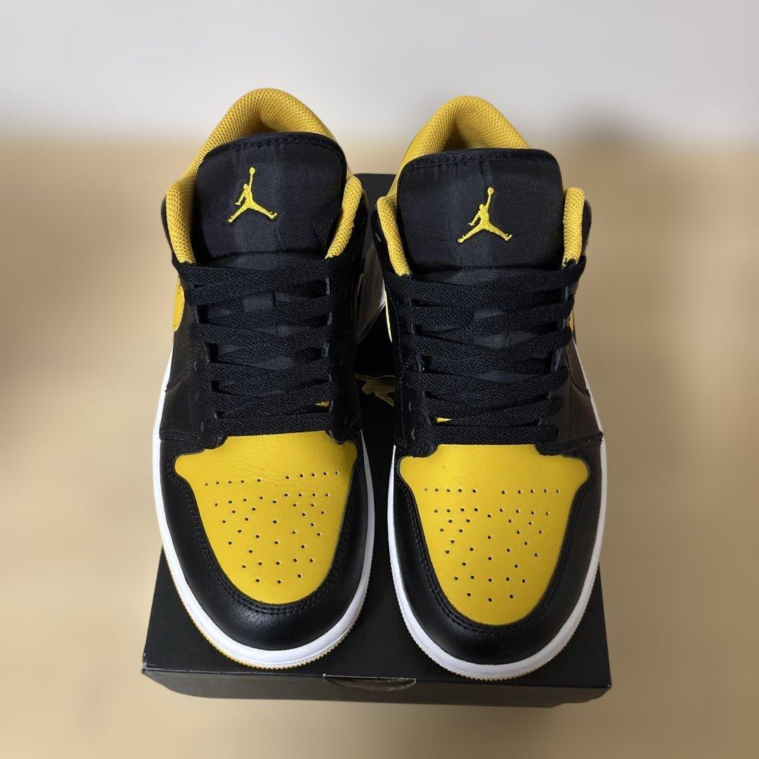 Air Jordan 1 Low ブラック/イエロー US 8.5