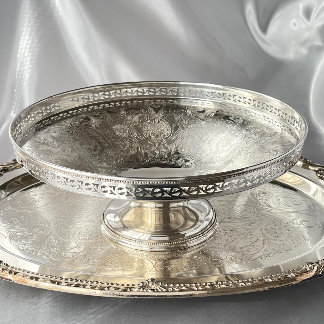【Mappin&Webb】 マッピンアンドウェッブ コンポート 27cm