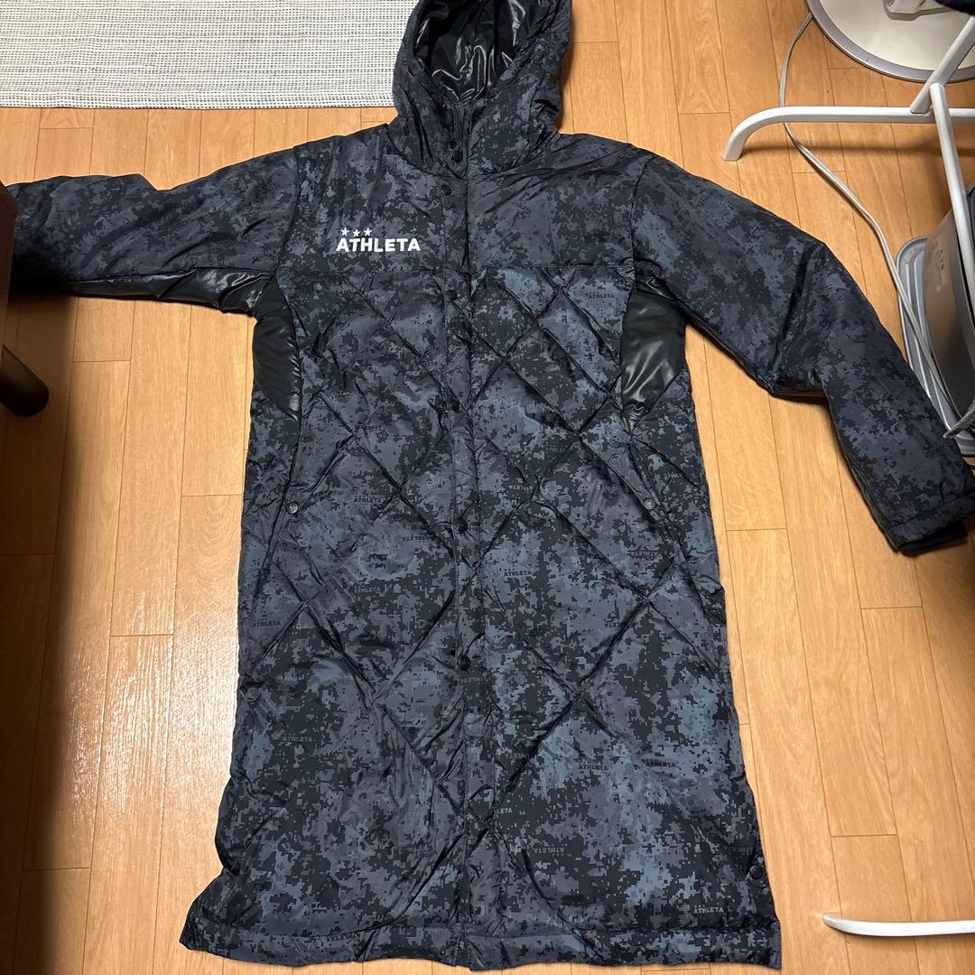 ATHLETA ダークカモフラージュ ベンチコート