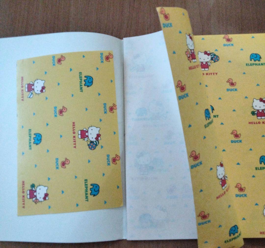 《レア》ハローキティ ラッピングパッド 8シート 1976年 日本製