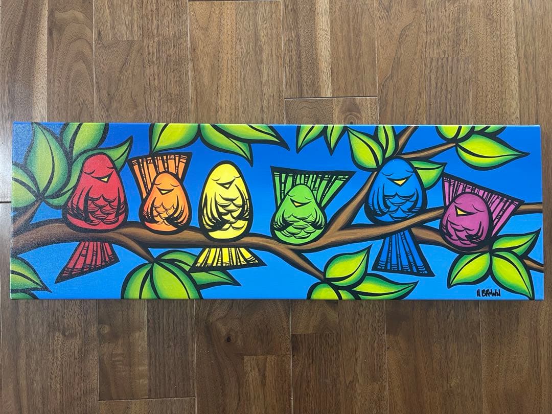 【限定100枚・証明書付】Heather Brown Rainbow Birds