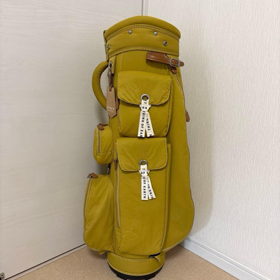 オノフ　キャディバッグ　マスタード