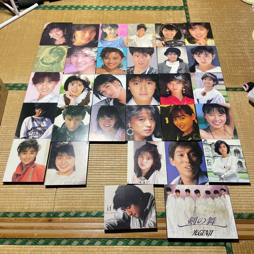 パネル 額装品 当時物 昭和アイドル　31枚セット