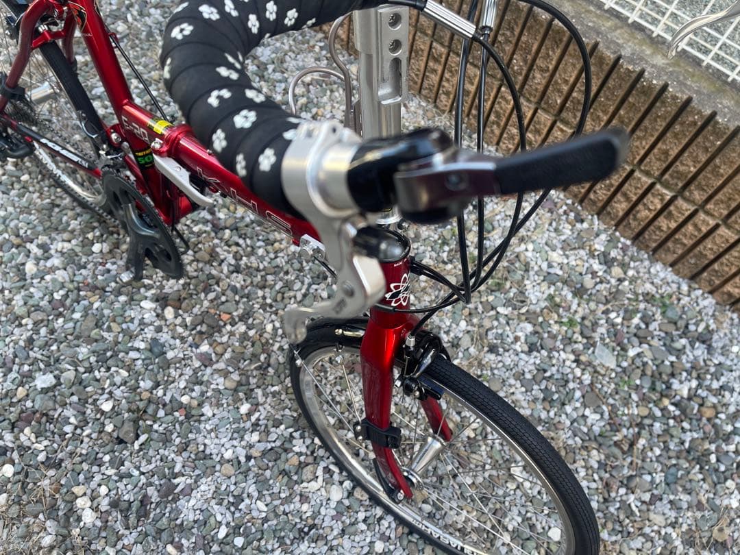 KHS F-20RC 2×10s 折りたたみ自転車 レッド