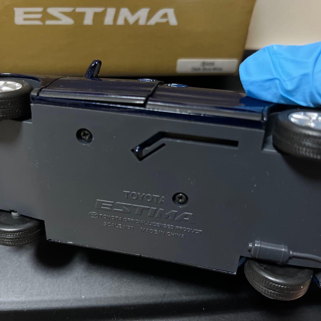 非売品　トヨタ　エスティマ　カラーサンプル　ダークブルーマイカ