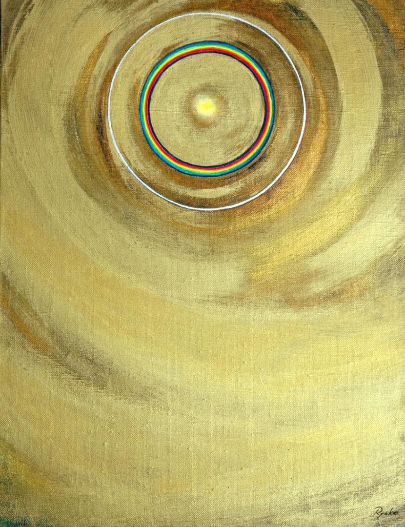 油絵 菅家令子 絵 絵画インテリア額付(黒) F6-G262023風景祈り希望跡