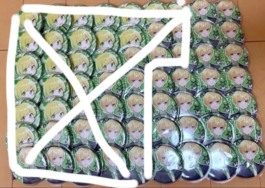 ❌バラ売り不可　A3痛バにピッタリ入る ぷりっつ1st缶バッジ63個セット