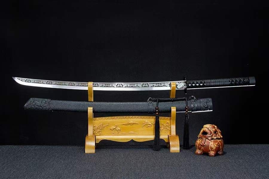 昇龍繍春刀- 古兵器 武具　刀装具　日本刀　模造刀 居合刀