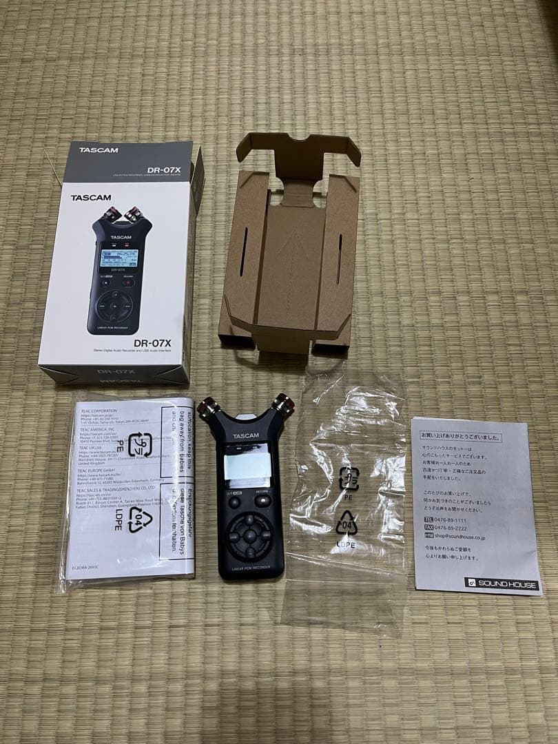 TASCAM DR-07X ステレオデジタルオーディオレコーダー