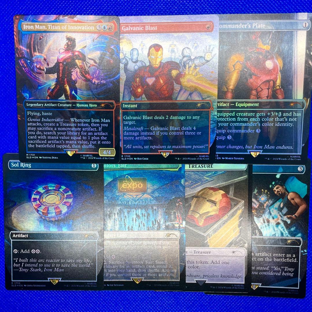 Secret Lair マーベル　アイアンマン　【カードのみ】Foil
