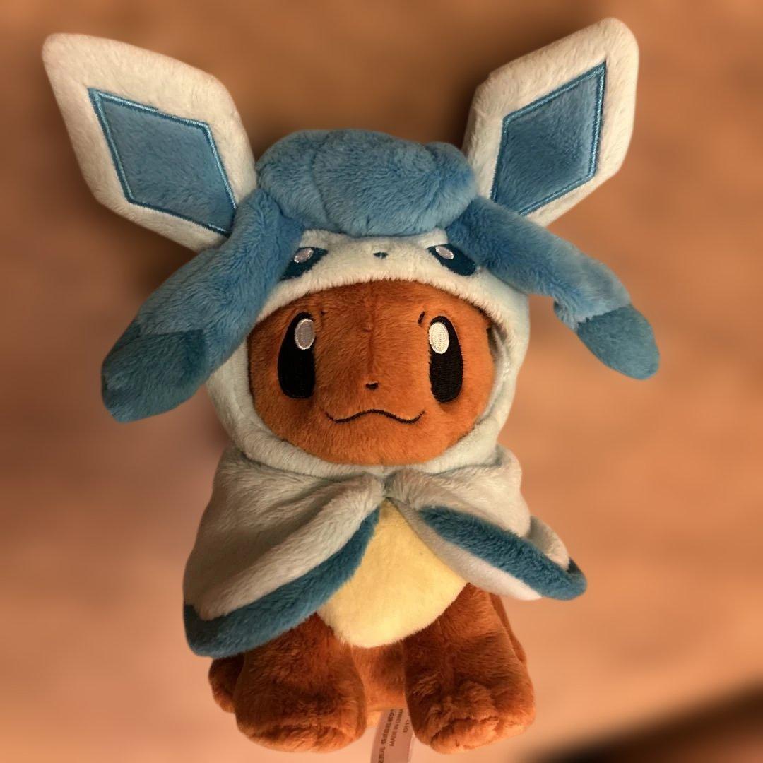 ポケモンセンター ぬいぐるみ 2017年 ポンチョを着たイーブイ　グレイシアのみ