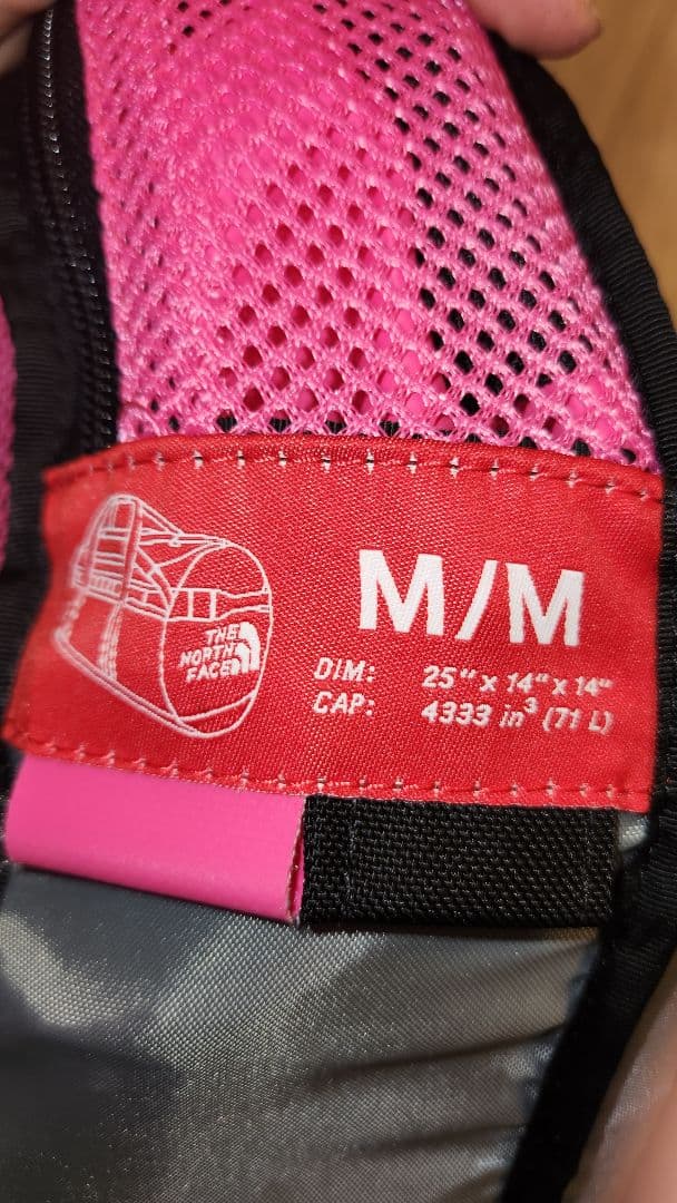 未使用THE NORTH FACE 71L収納可能2wayボストンバッグリュック
