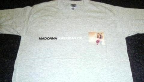 マドンナ 　American Pie　貴重 オフィシャル Tシャツ　Mサイズ