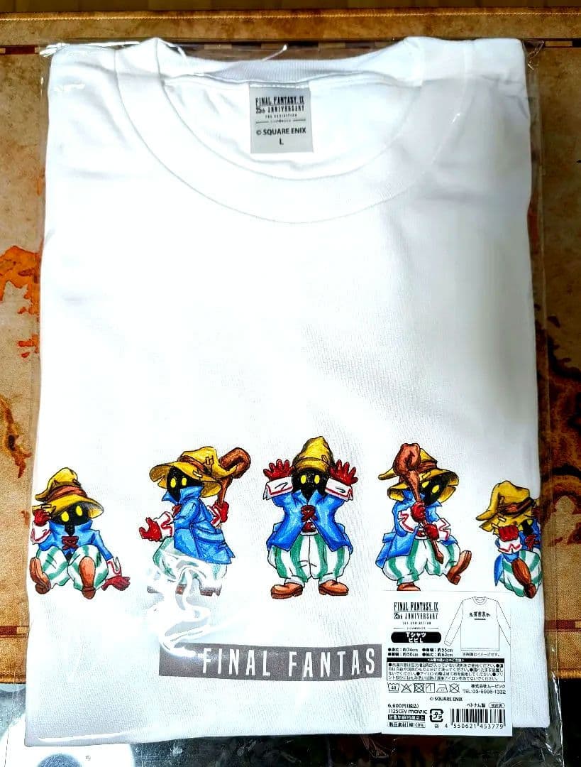 ファイナルファンタジー9 ロングＴシャツ 長袖 Lサイズ ビビ・オルティニア