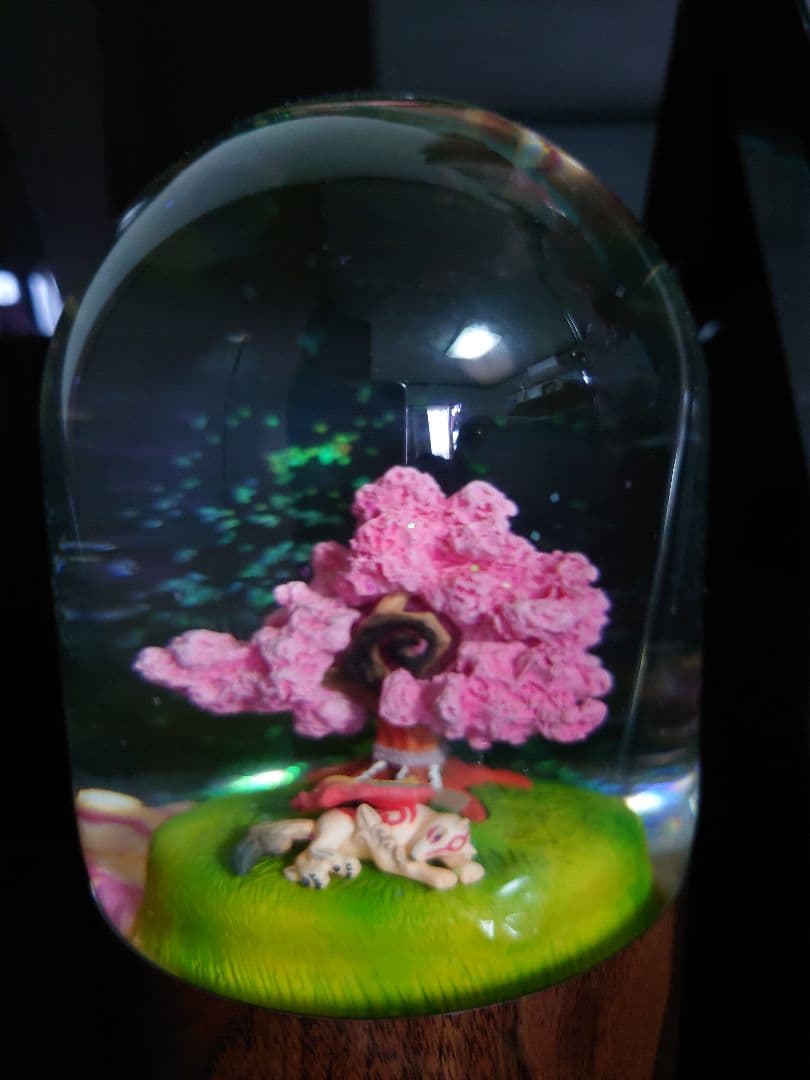 PS3 大神 絶景版 限定特典 満開桜花玉 サクラドーム スノードーム　希少品