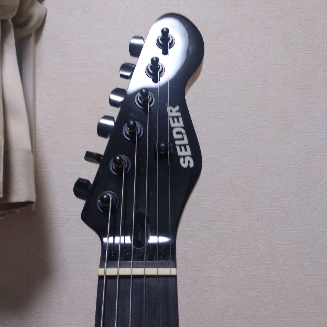 SELDER ストラトタイプエレキギター、パープルカラー美品！音出し確認済み品！