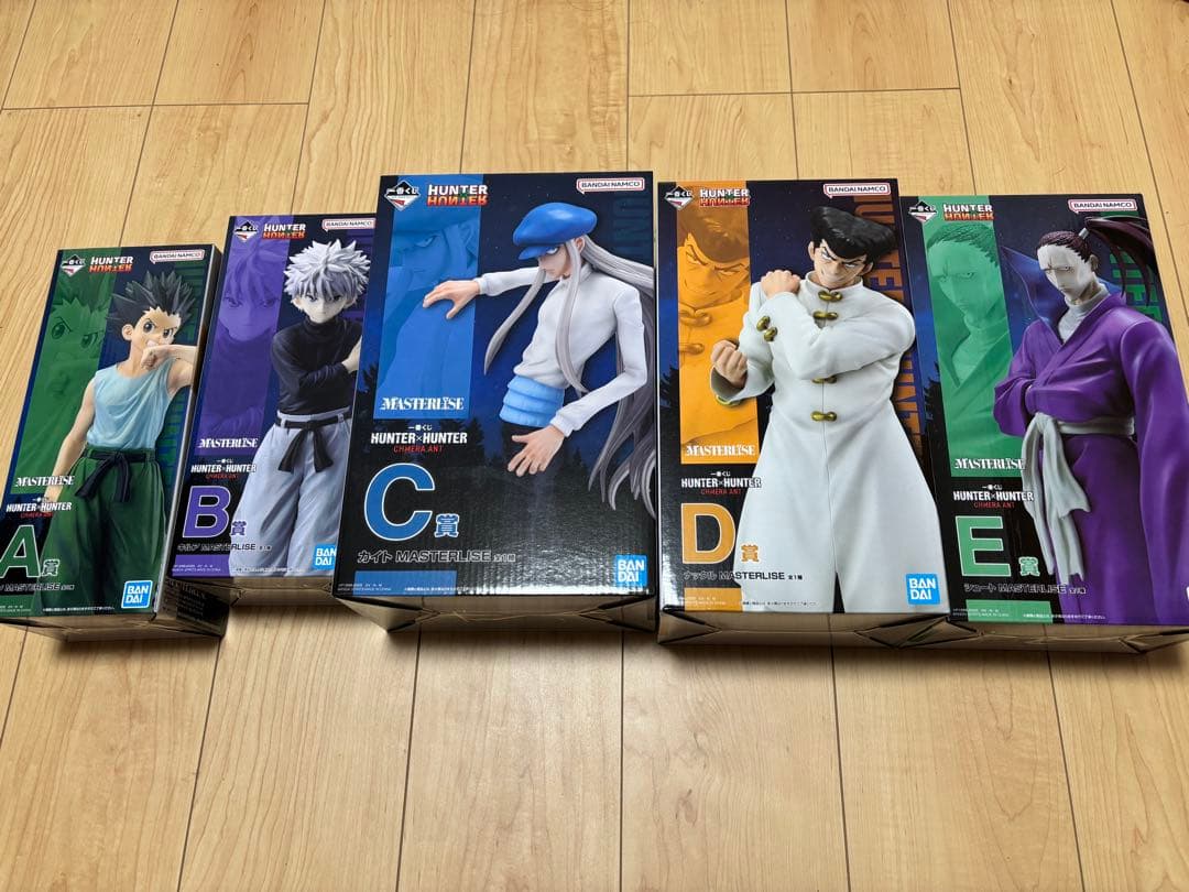 HUNTER×HUNTER 一番くじフィギュア 5体セット 箱有りブリスター有