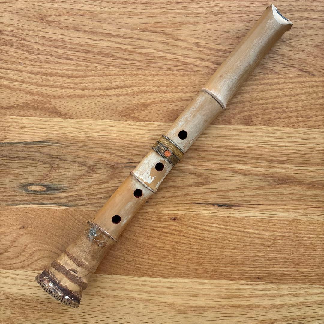 d*2様 尺八 都山流　北原精華堂銘　40cm③
