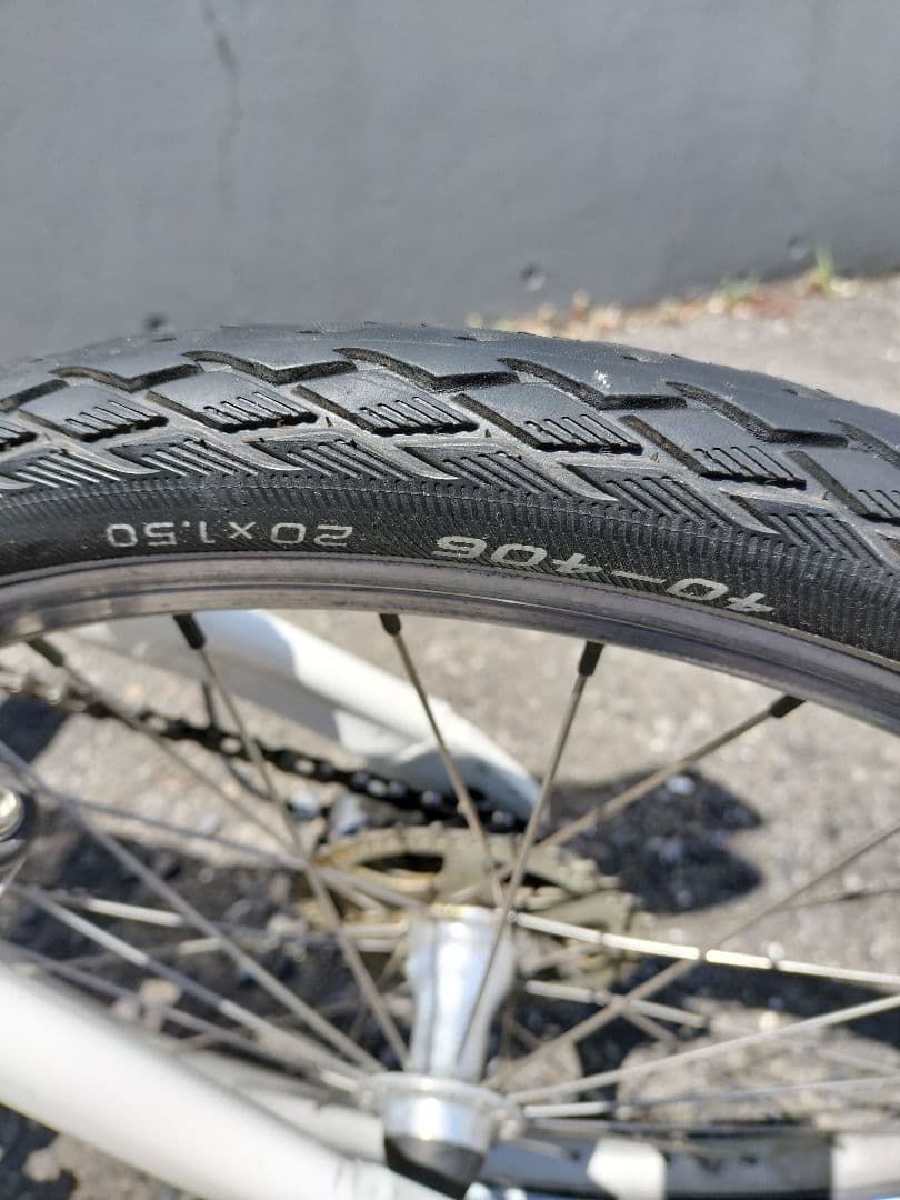 DAHON Mu P8 ダホン 折りたたみ自転車 ２０インチ　ホワイト