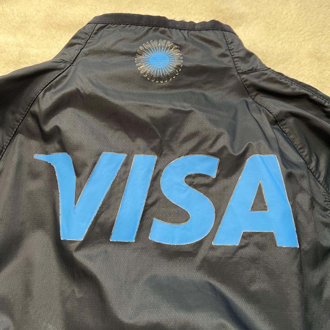 ポーやん様　希少 NIKE アルゼンチン ウィンドパーカー VISA ロゴ S