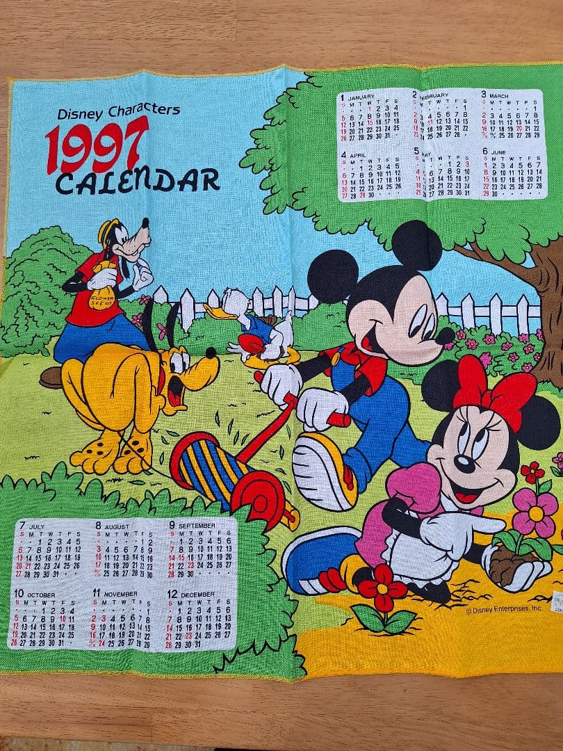 1997年　ミッキーマウス　ランチョンマット