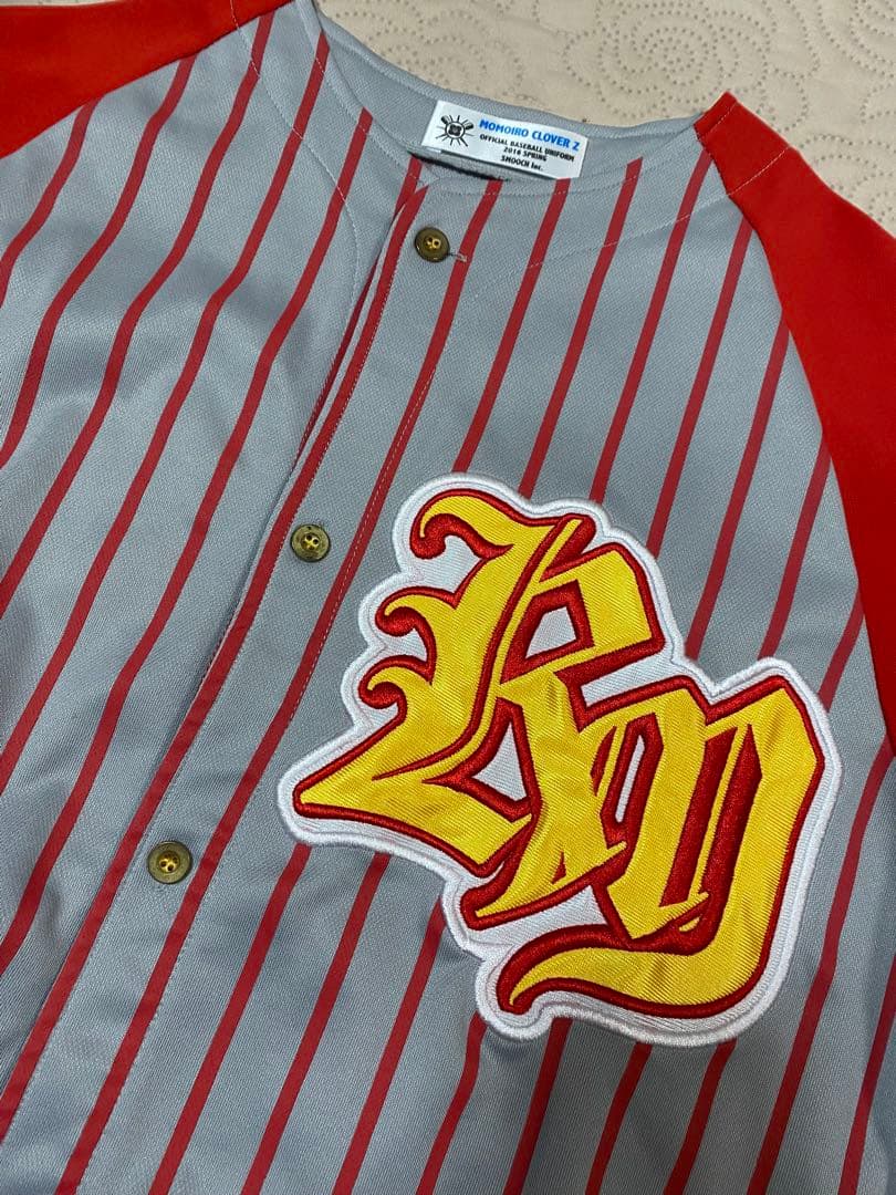 百田夏菜子　ユニフォーム　ももいろクローバーZ　ベースボールシャツ　ももクロ